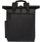 Resi 15" water resistant  laptop backpack 23L – Solid black front view