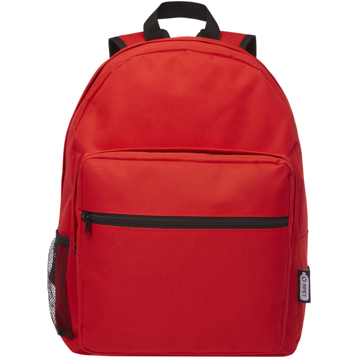 Retrend GRS RPET backpack 16L – Red front view