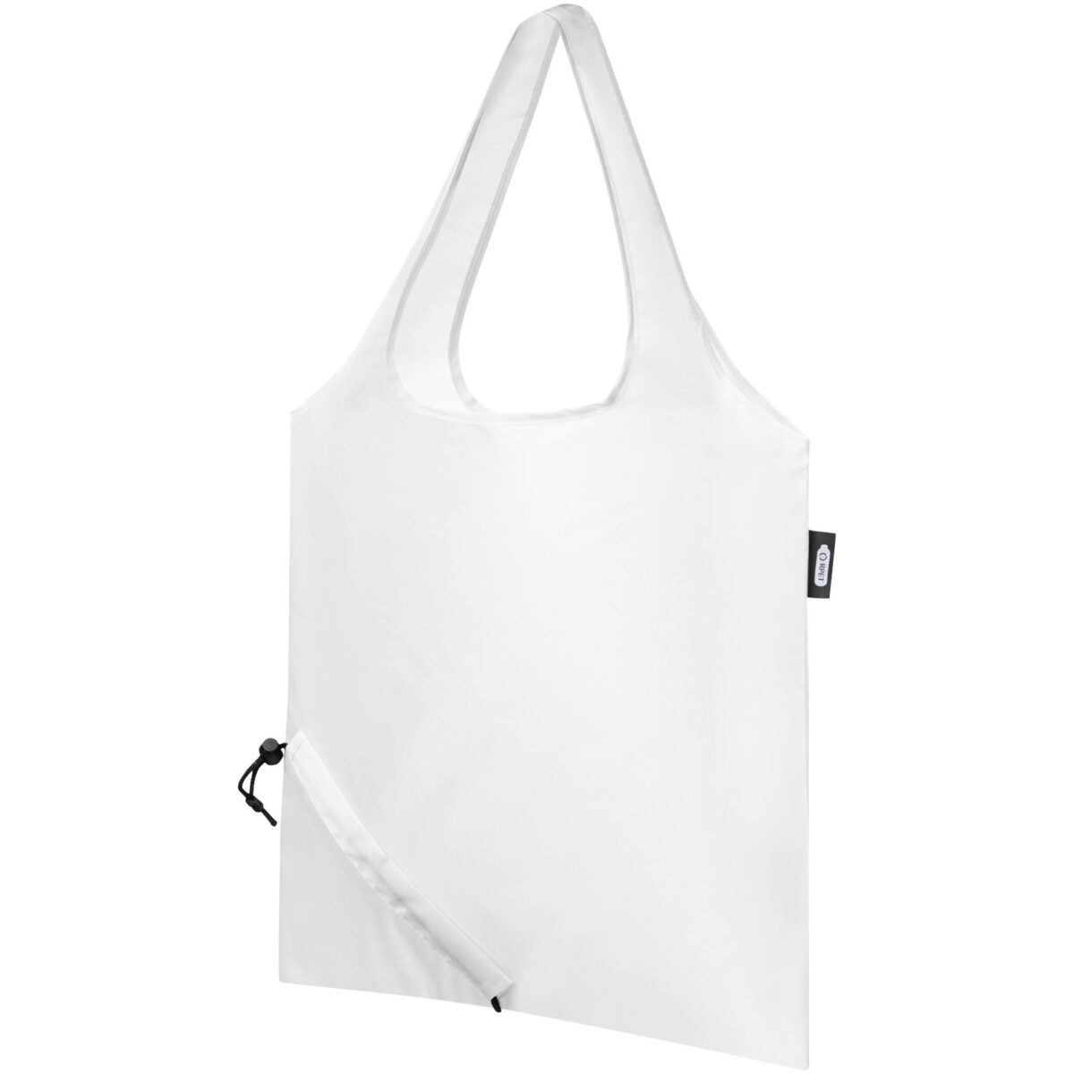 Sabia RPET foldable tote bag 7L – White extra view