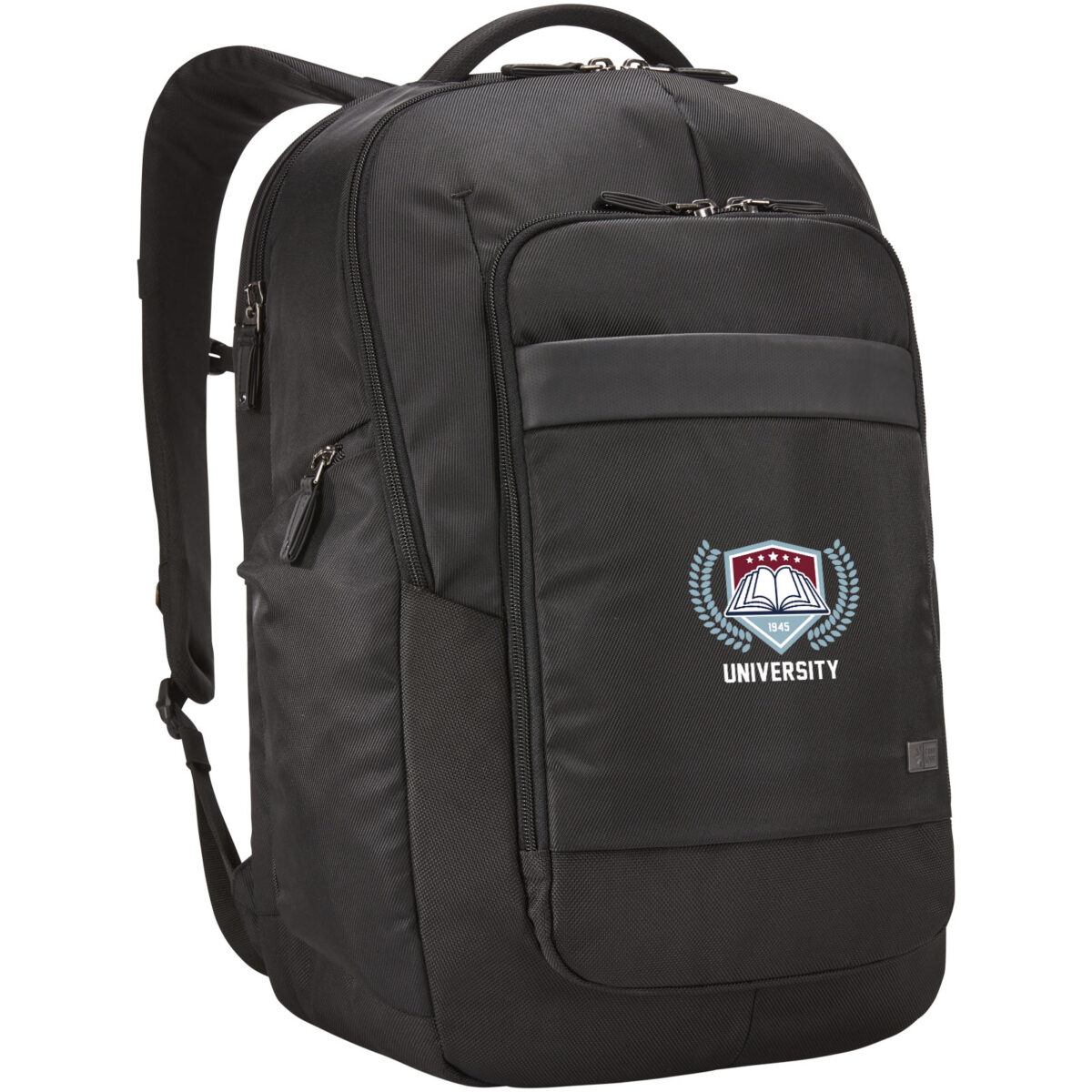 Case Logic Notion 17.3" laptop backpack 29L – Solid black with logo
