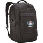 Case Logic Notion 17.3" laptop backpack 29L – Solid black with logo