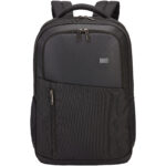 Case Logic Propel 15.6" laptop backpack 20L – Solid black front view