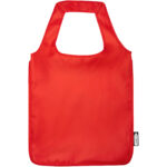 Ash RPET large foldable tote bag 14L – Red front view