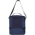 Tundra 9-can GRS RPET lunch cooler bag 9L – Heather navy back view