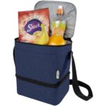 Tundra 9-can GRS RPET lunch cooler bag 9L – Heather navy extra view