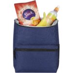 Tundra GRS RPET cooler backpack 12L – Heather navy extra view
