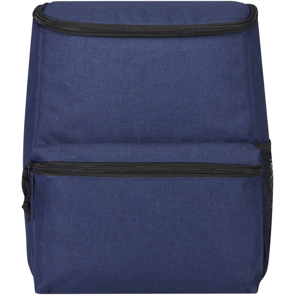 Tundra GRS RPET cooler backpack 12L – Heather navy front view