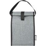 Reclaim 4-can GRS RPET cooler bag 5L – Heather grey front view
