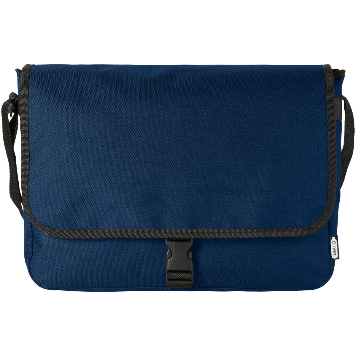 Retrend RPET shoulder bag 6L – Navy front view