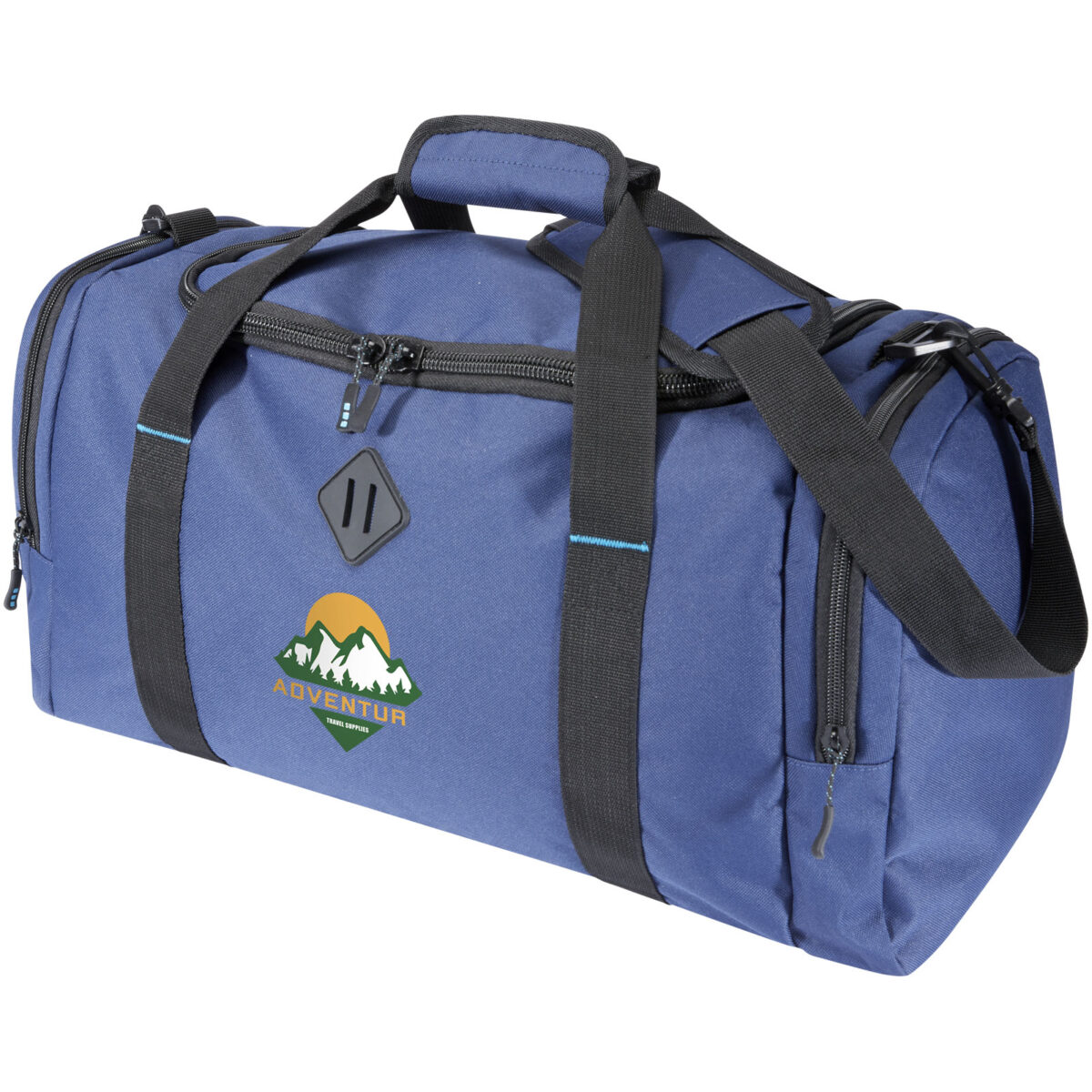 REPREVE® Our Ocean™ GRS RPET duffel bag 35L – Navy with logo