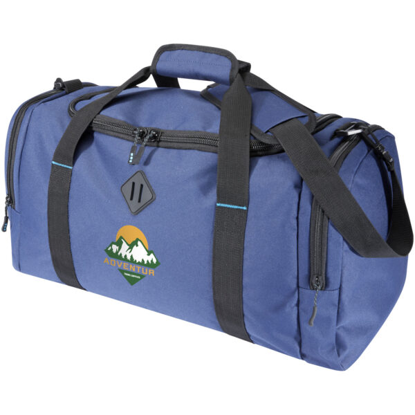 REPREVE® Our Ocean™ GRS RPET duffel bag 35L – Navy with logo