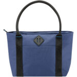 REPREVE® Our Ocean™ 12-can GRS RPET cooler tote bag 11L – Navy front view