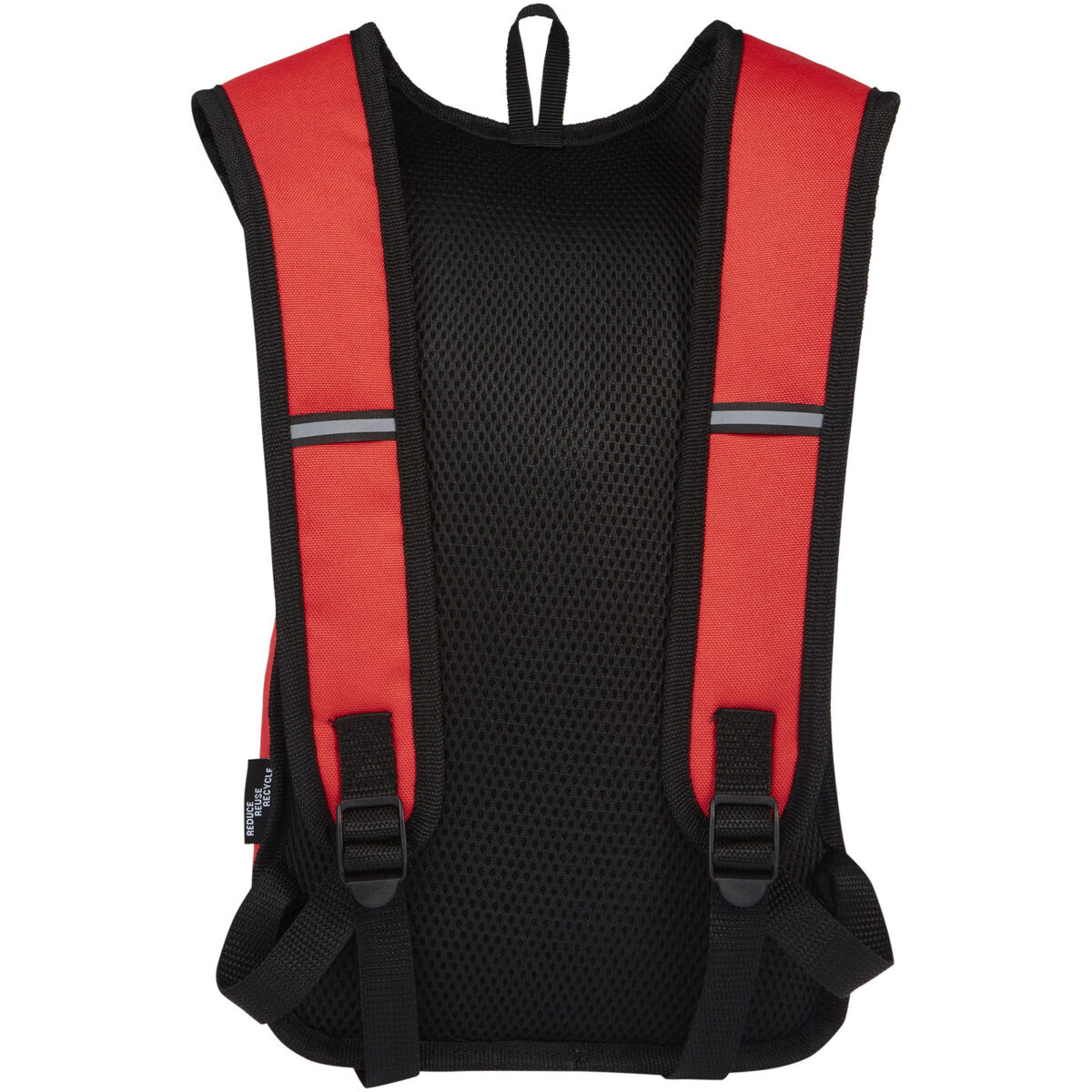 Trails GRS RPET outdoor backpack 6.5L – Red back view