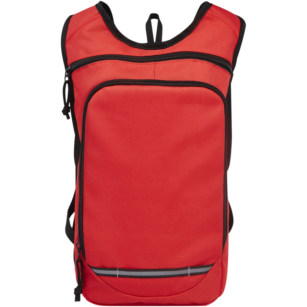 Trails GRS RPET outdoor backpack 6.5L – Red front view