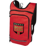 Trails GRS RPET outdoor backpack 6.5L – Red with logo