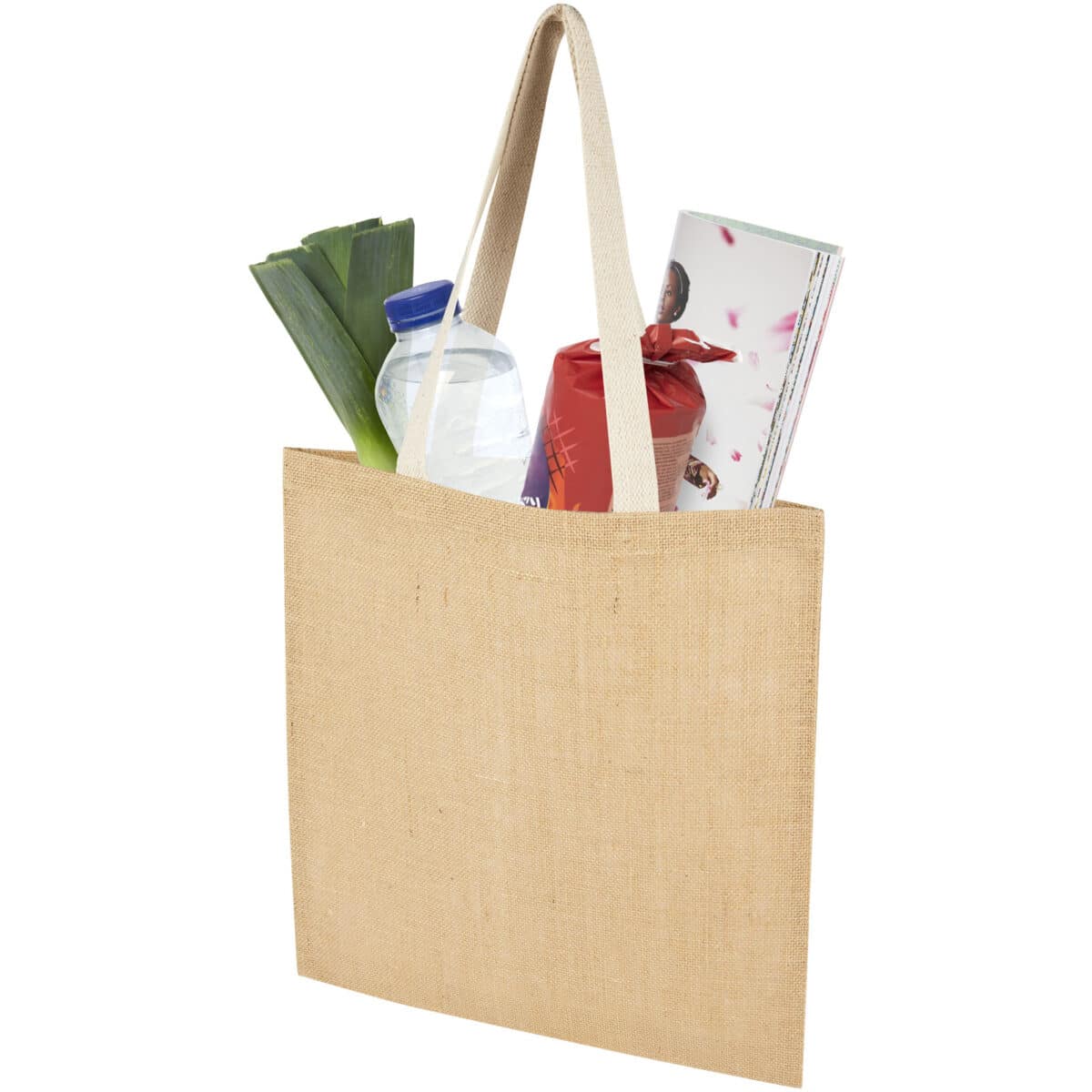 Juta 300 g/m² jute tote bag 7L – Natural extra view