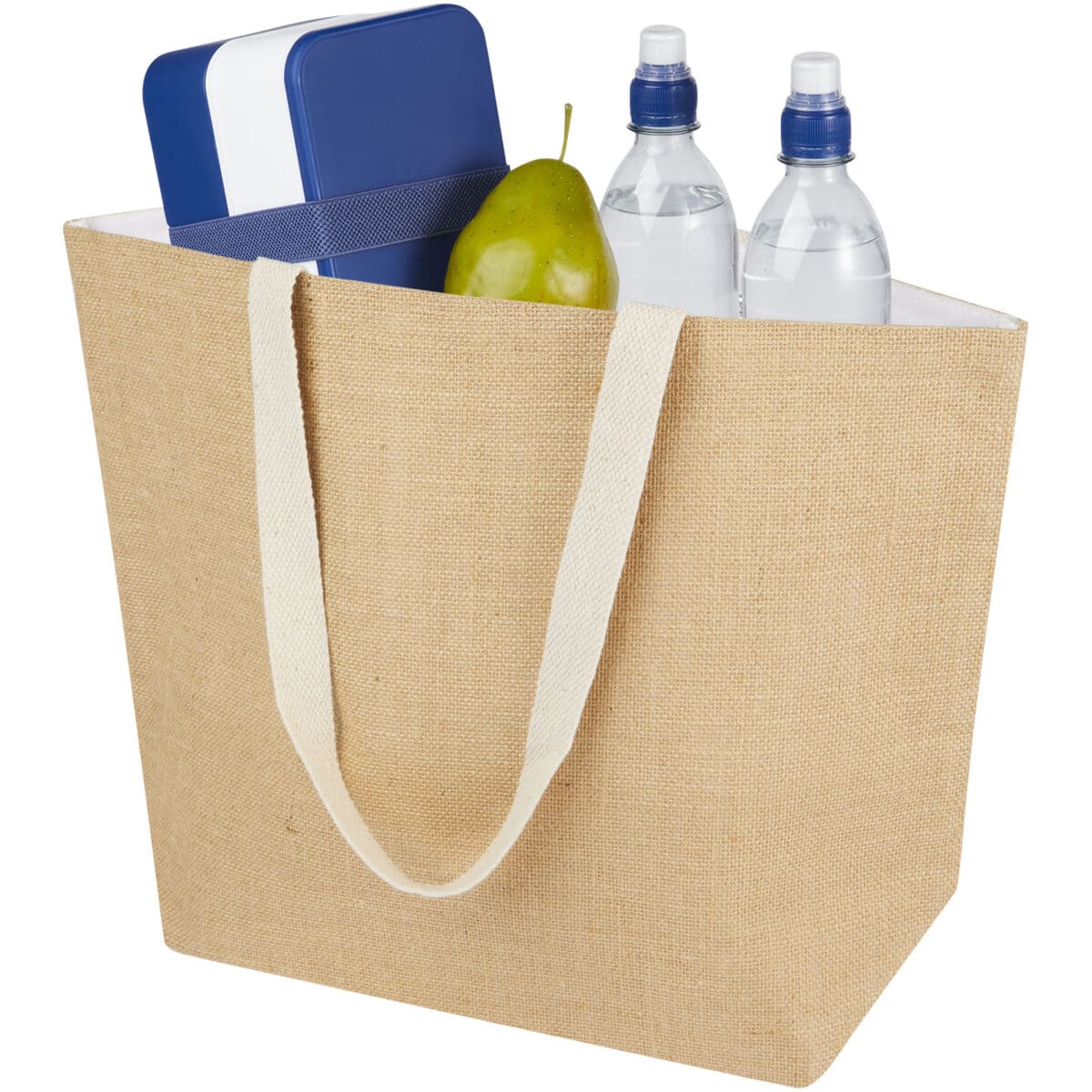 Juta 300 g/m² jute cooler tote bag 12L – Natural extra view