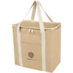 Juta 300 g/m² jute cooler bag 19L – Natural with logo