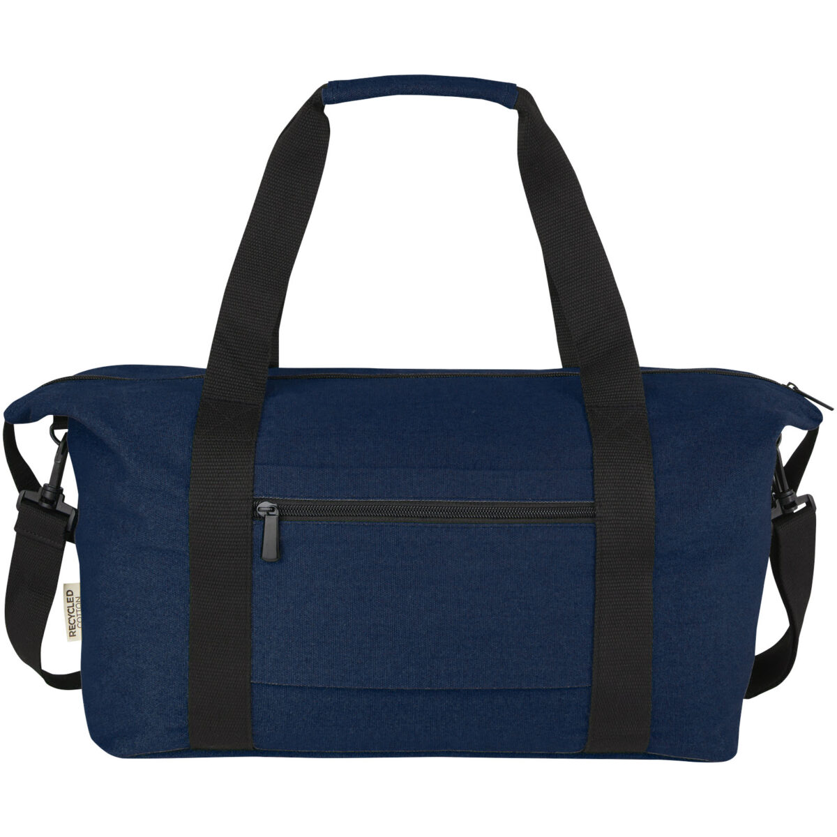 Joey GRS recycled canvas sports duffel bag 25L – Navy back view