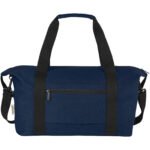 Joey GRS recycled canvas sports duffel bag 25L – Navy back view
