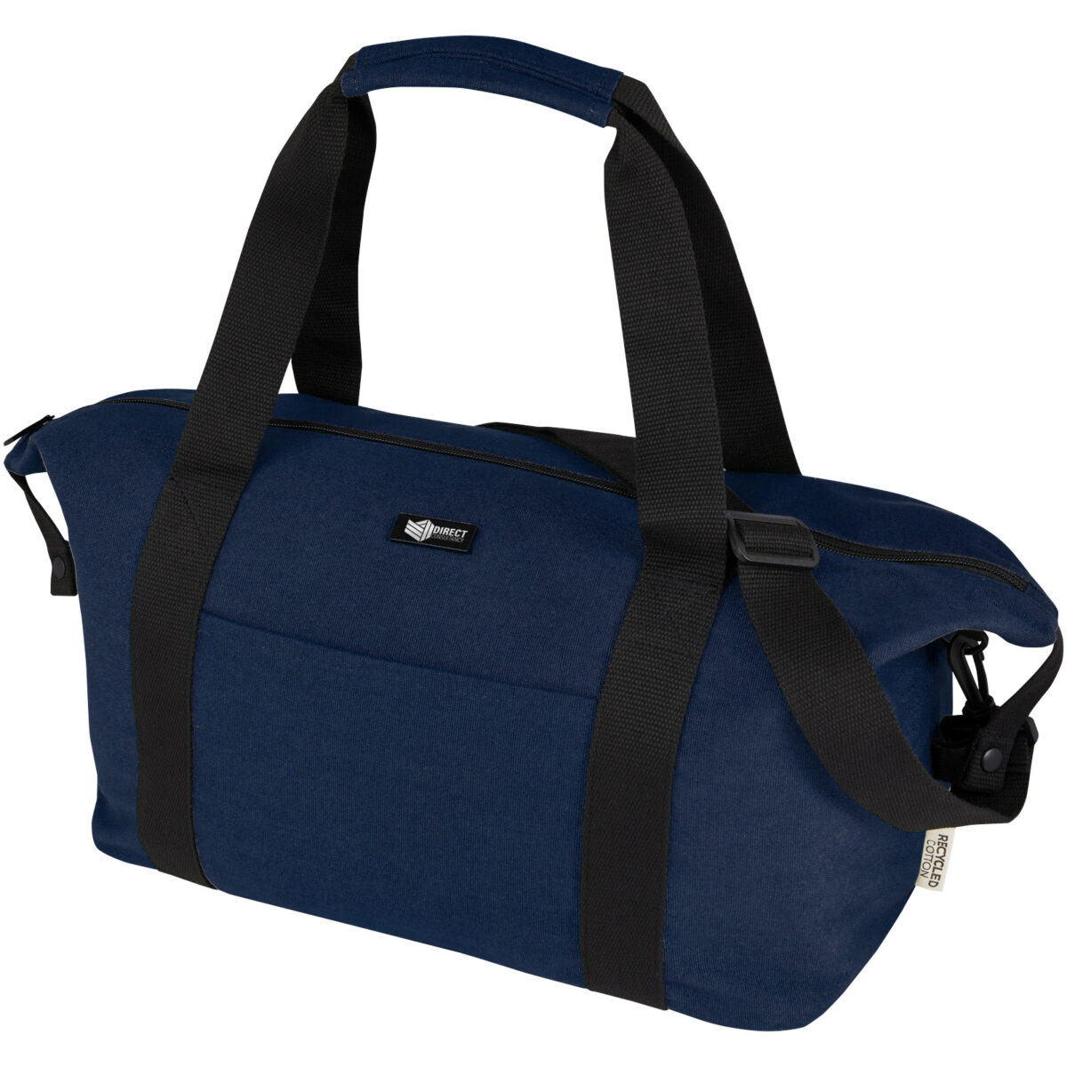 Joey GRS recycled canvas sports duffel bag 25L – Navy with logo