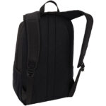 Case Logic Jaunt 15.6" recycled backpack 23L – Solid black back view