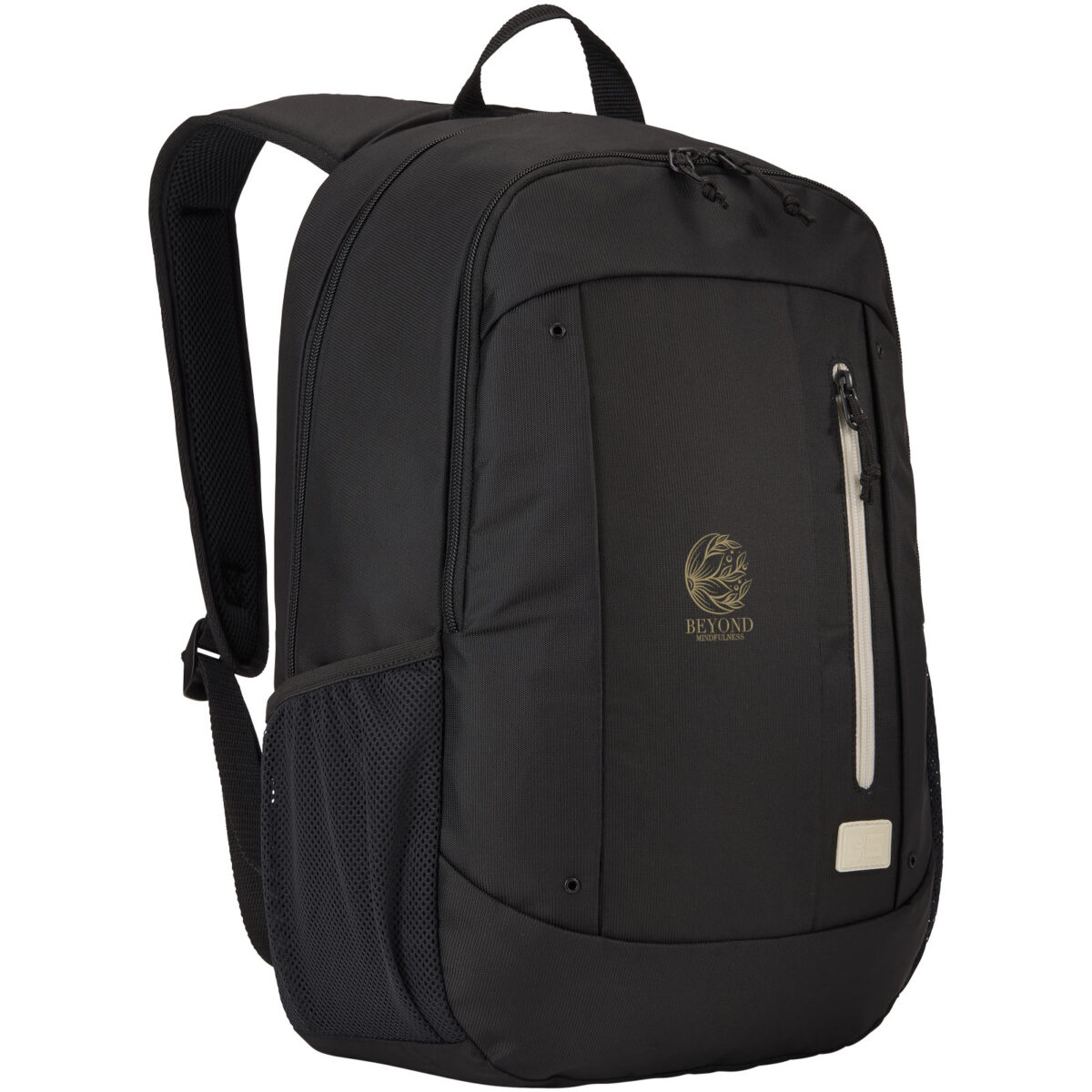 Case Logic Jaunt 15.6" recycled backpack 23L – Solid black with logo