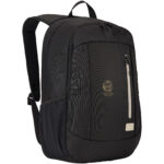 Case Logic Jaunt 15.6" recycled backpack 23L – Solid black with logo