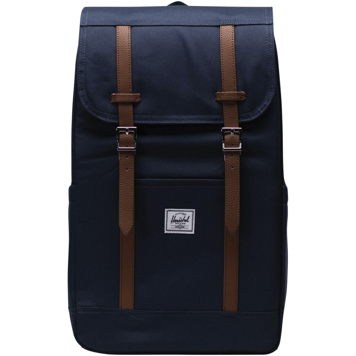 Herschel Retreat™ recycled laptop backpack 23L – Navy front view