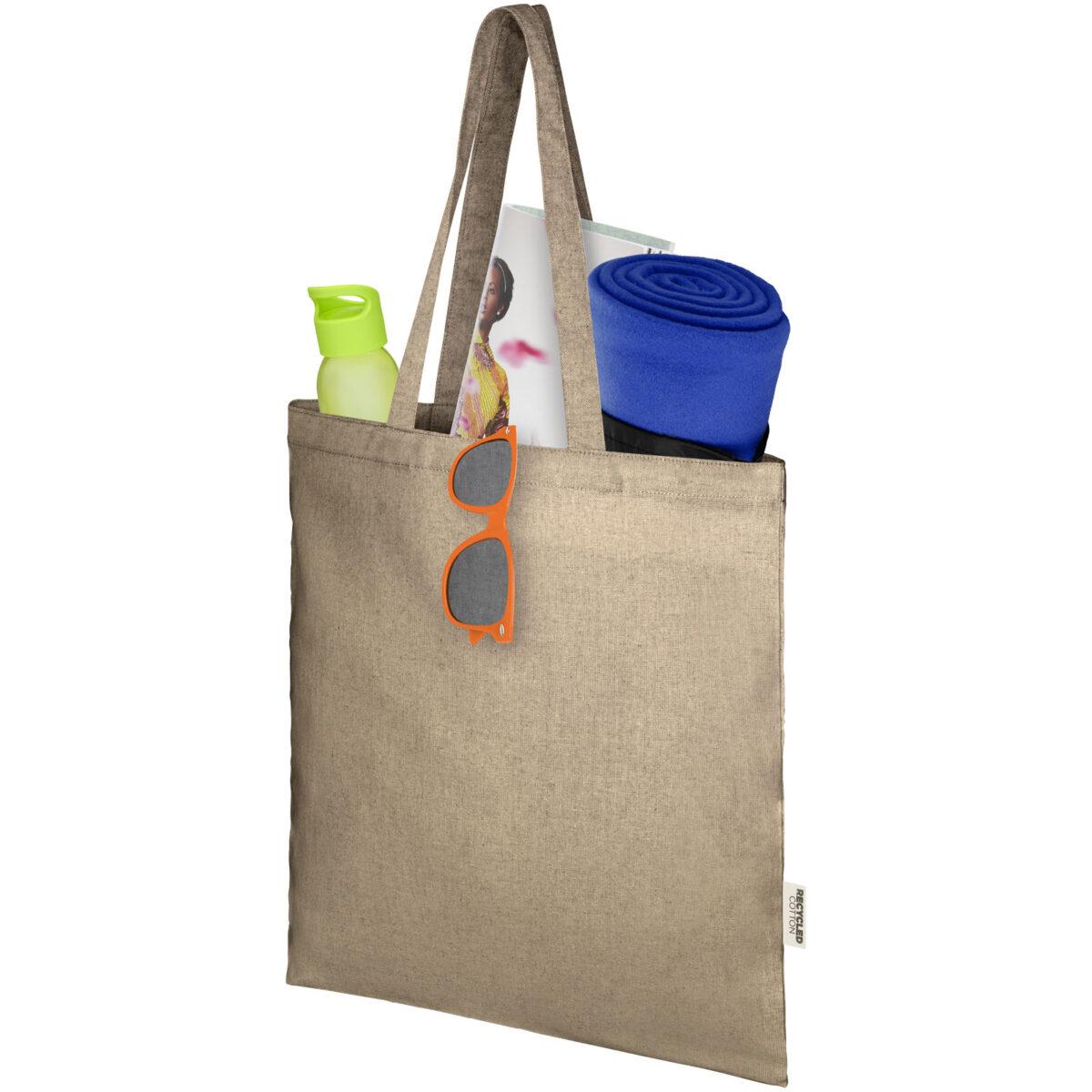 Pheebs 150 g/m² Aware™ recycled tote bag – Natural extra view
