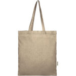 Pheebs 150 g/m² Aware™ recycled tote bag – Natural front view