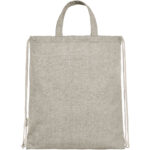Pheebs 150 g/m² Aware™ drawstring bag – Natural back view