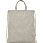 Pheebs 150 g/m² Aware™ drawstring bag – Natural front view