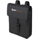 Turner backpack – Solid black with logo