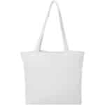 Weekender 500 g/m² Aware™ recycled tote bag – White back view