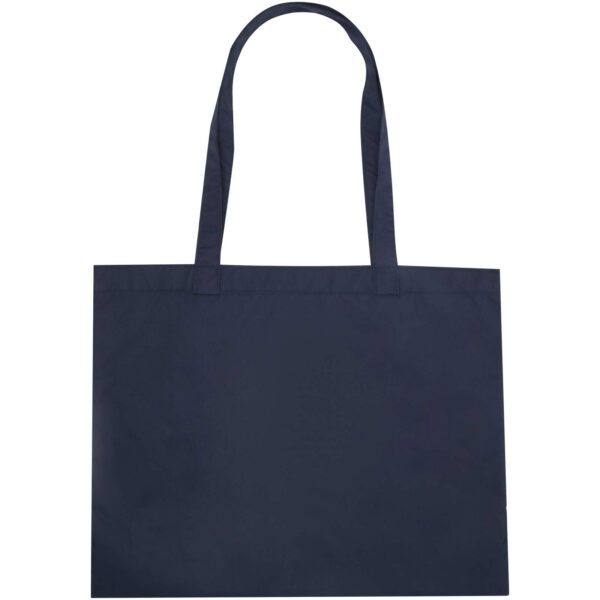 Kai GRS recycled circular tote bag – Navy front view