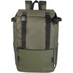 Roam GRS recycled modular backpack – Green front view