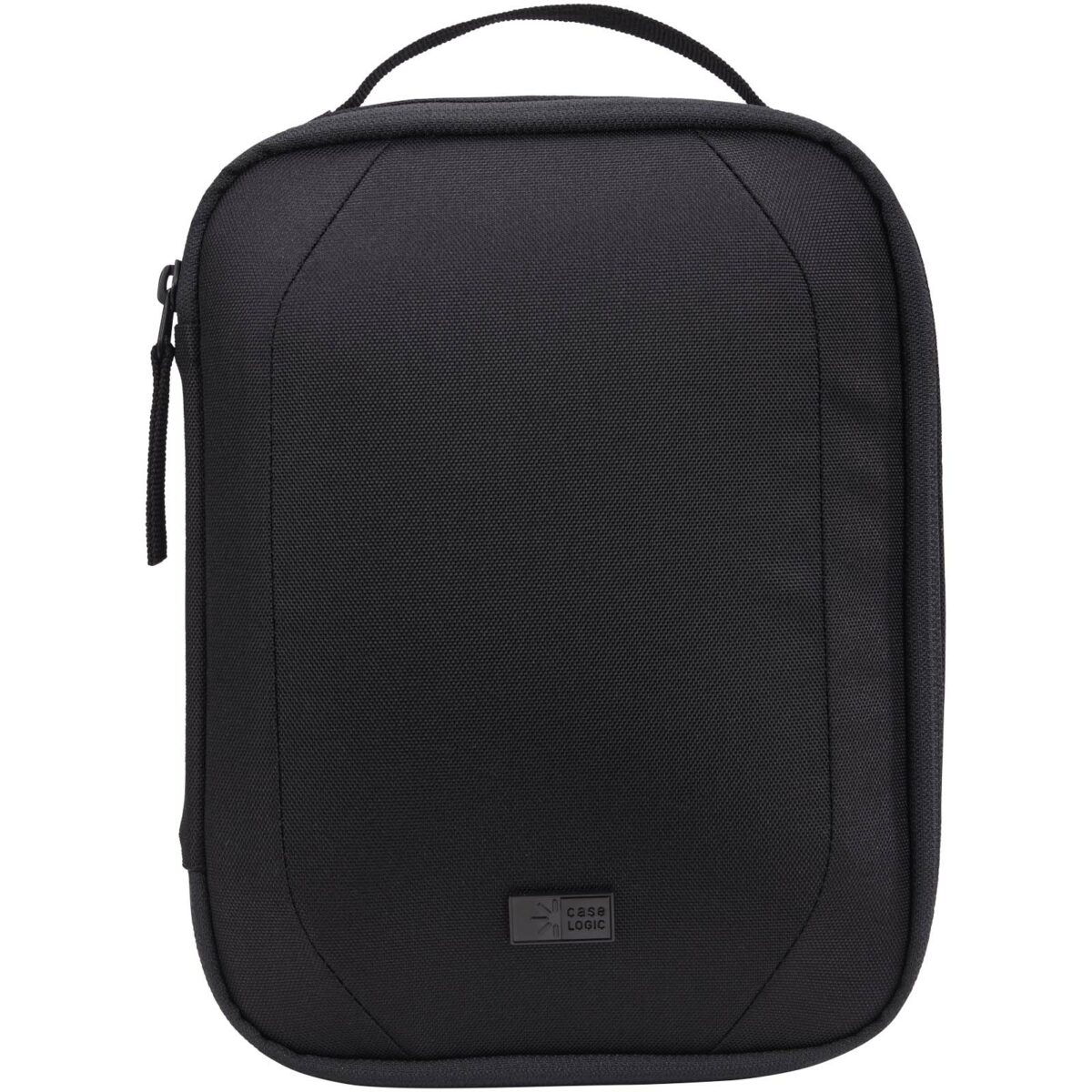 Case Logic Invigo recycled accessories bag – Solid black front view