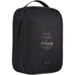 Case Logic Invigo recycled accessories bag – Solid black with logo