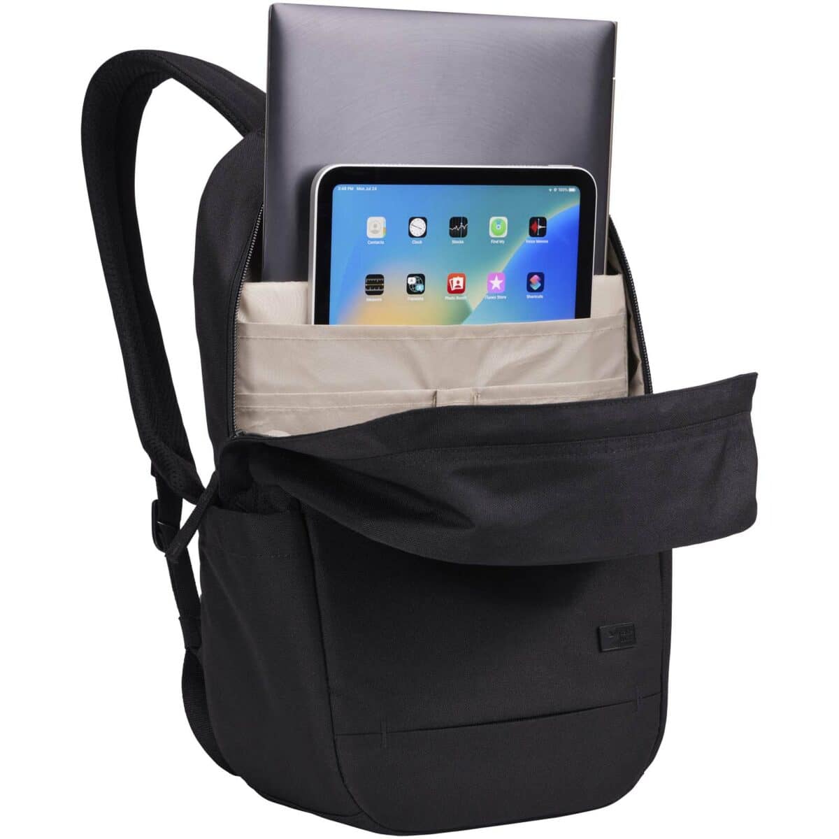 Case Logic Invigo 14" recycled laptop backpack 14.5L – Solid black extra view