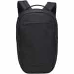 Case Logic Invigo 14" recycled laptop backpack 14.5L – Solid black front view
