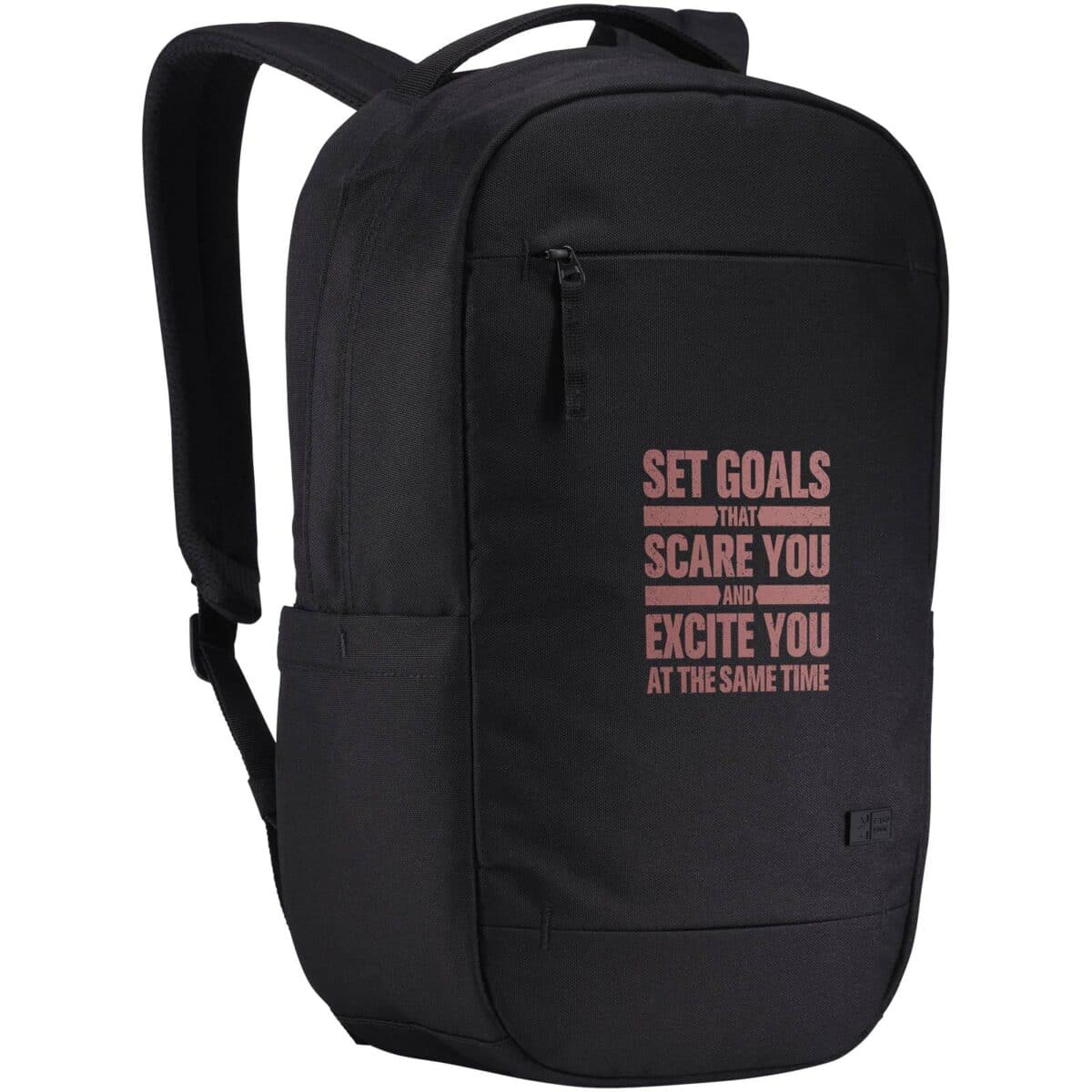 Case Logic Invigo 14" recycled laptop backpack 14.5L – Solid black with logo