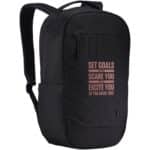 Case Logic Invigo 14" recycled laptop backpack 14.5L – Solid black with logo