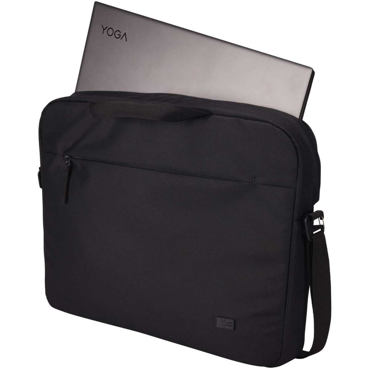 Case Logic Invigo 15.6" recycled laptop bag – Solid black extra view