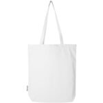 Florida 270 g/m² GRS recycled tote bag 10L – White back view