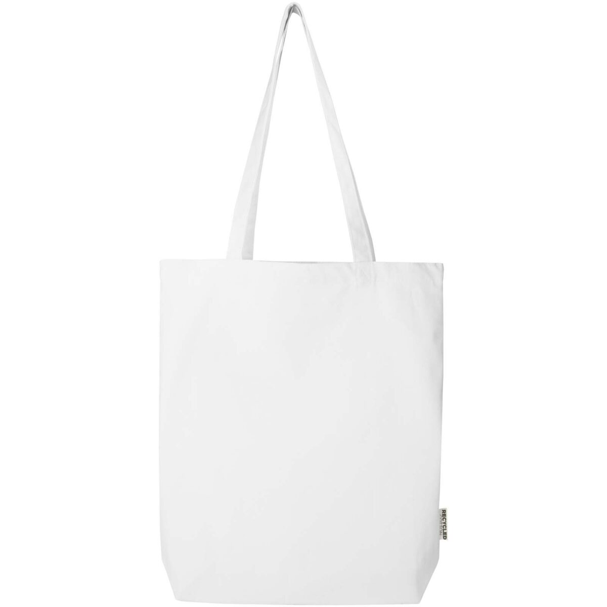 Florida 270 g/m² GRS recycled tote bag 10L – White front view