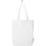 Florida 270 g/m² GRS recycled tote bag 10L – White front view
