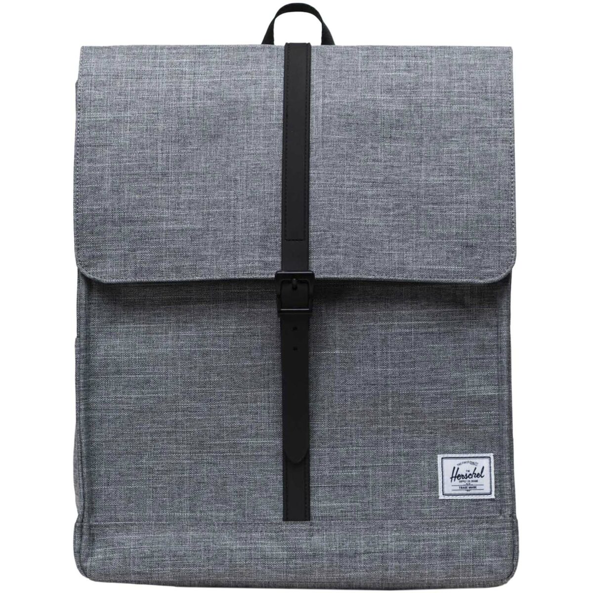 Herschel City recycled backpack 16L – Heather grey front view