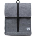 Herschel City recycled backpack 16L – Heather grey front view