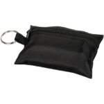 Valdemar 16-piece first aid keyring pouch – Solid black extra view